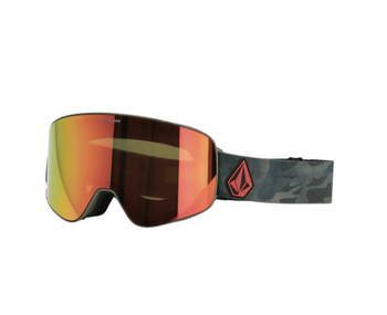 Snowboardové brýle - Volcom Odyssey cloudwash camo/red chrome