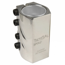 Zacisk Do Hulajnogi Bestial Wolf Sarge SCS Silver