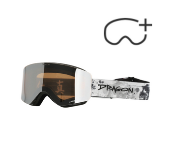 Snowboardové brýle - Dragon Dragon R1 OTG bushido/lumalens silver ion/lumalens light rose
