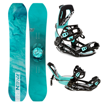Dámský snowboardový set Raven Anna + vázání s230