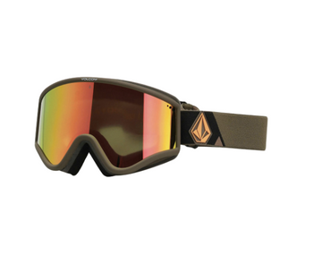 Snowboardové brýle - Volcom Yae military/gold/red chrome