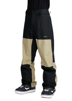 Męskie Spodnie snowboardowe - Volcom Guch Stretch Gore brown 20024