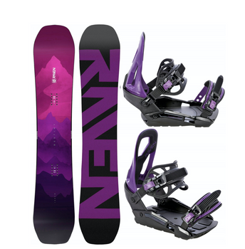 Dámský snowboardový set Raven Destiny + vázání s230
