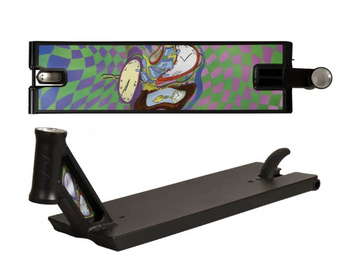 Platforma pro výkonné koloběžky - Native Advent Refined Levi Black