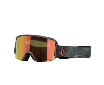 Snowboardové brýle - Volcom Garden cloudwash camo/red chrome+bl yellow