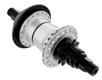 Zadní náboj pro bmx - Stress Laser Freecoaster Silver