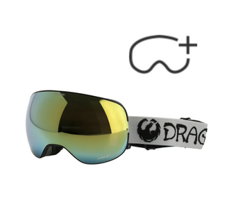 Snowboardové brýle - Dragon X2 classicgrey/lumalens gold ion/lumalens amber