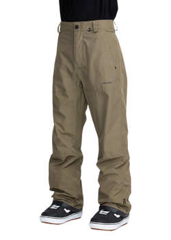 Męskie Spodnie snowboardowe - Volcom Guch Stretch Gore brown 20024