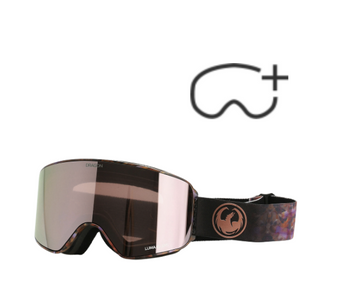 Snowboardové brýle - DRAGON NFX MAG OTG amethyst/lumalens rose gold ion/lumalens