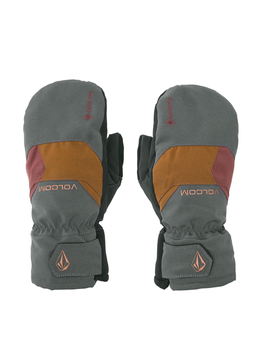 Męskie Rękawice Snowboardowe Rękawice Volcom Millicent Mitt Red